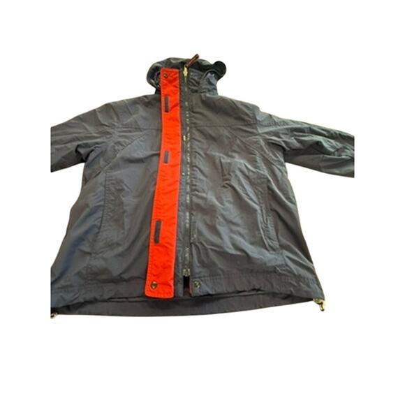 "L.L. BEAN" Women's 2 Layer Polartec Navy & Red Fleece Coat SZ M 3 Season Coat - Picture 8 of 16